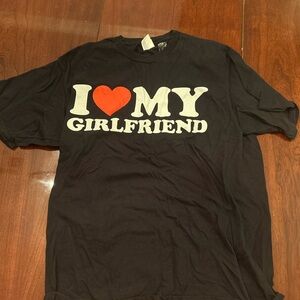 Black 'I Love My Girlfriend' T-Shirt